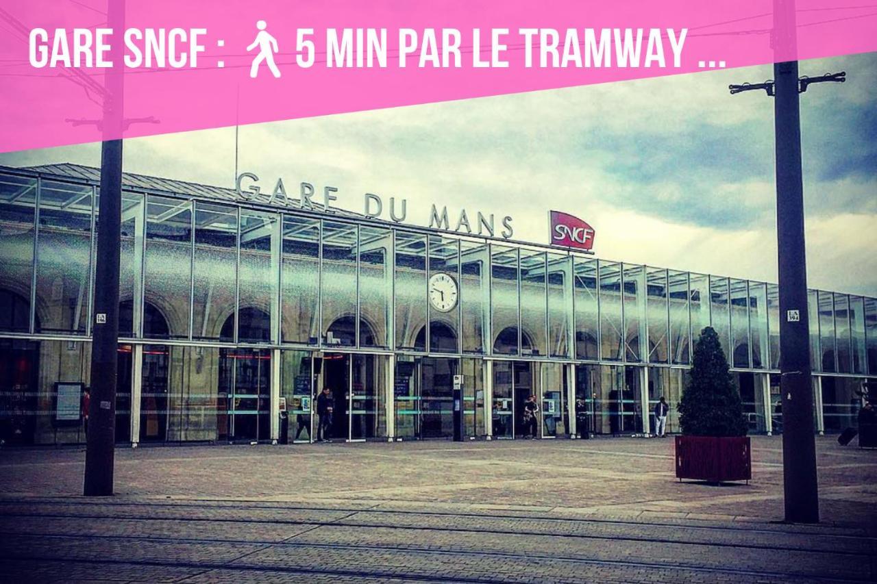 Tramway 11 Jaures Cosy Proche Gare Lejlighed Le Mans Eksteriør billede